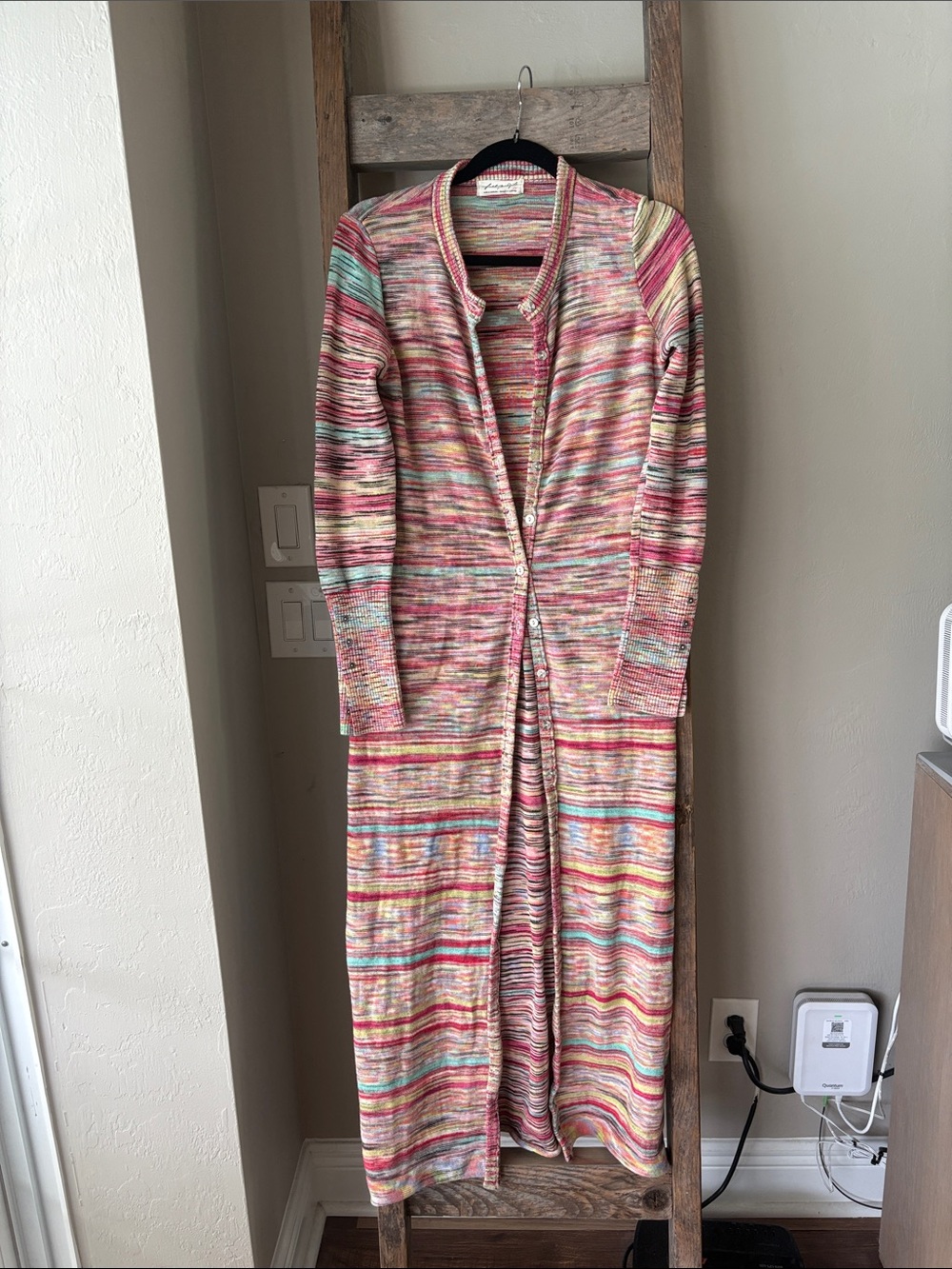 Free People Harmony Sweater Duster Full Length Longline Small - Picture 4 of 9